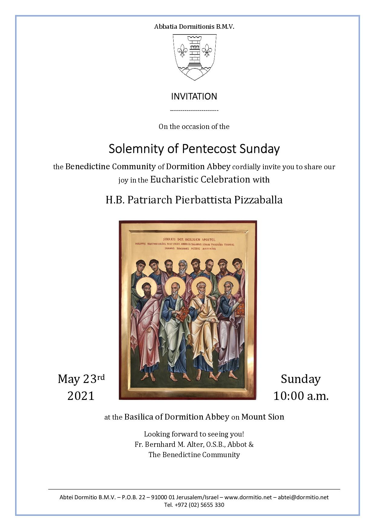 Solemnity of Pentecost | Christian Information Center