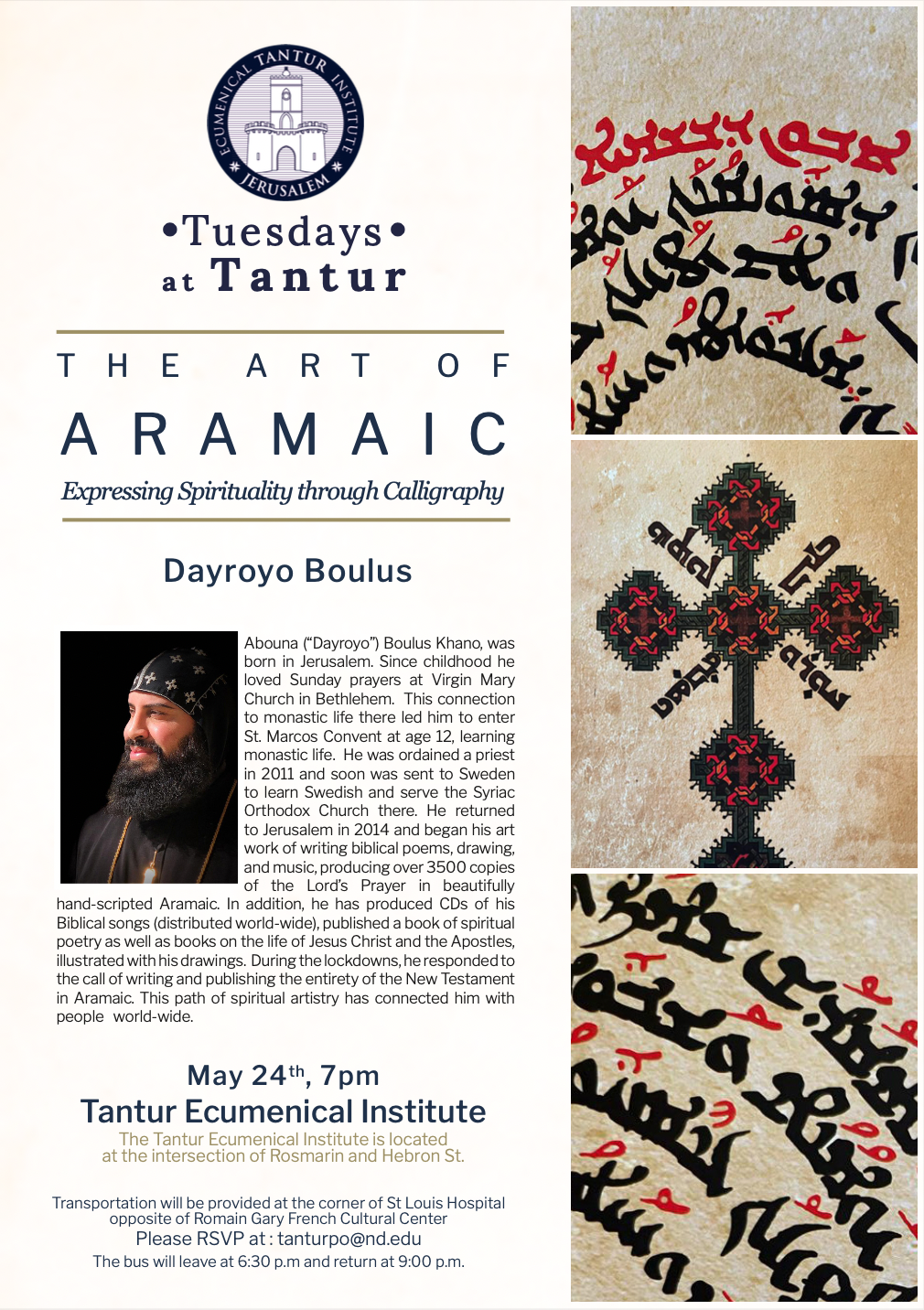 THE ART OF ARAMAIC Expressing Spirituality through Calligraphy Dayroyo ...